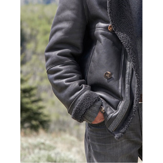 Men's Casual Oversized Coat Leather Jacket