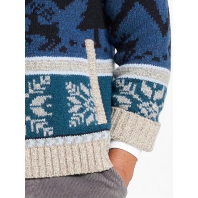 Men's Classic Shredded Wool Sweater