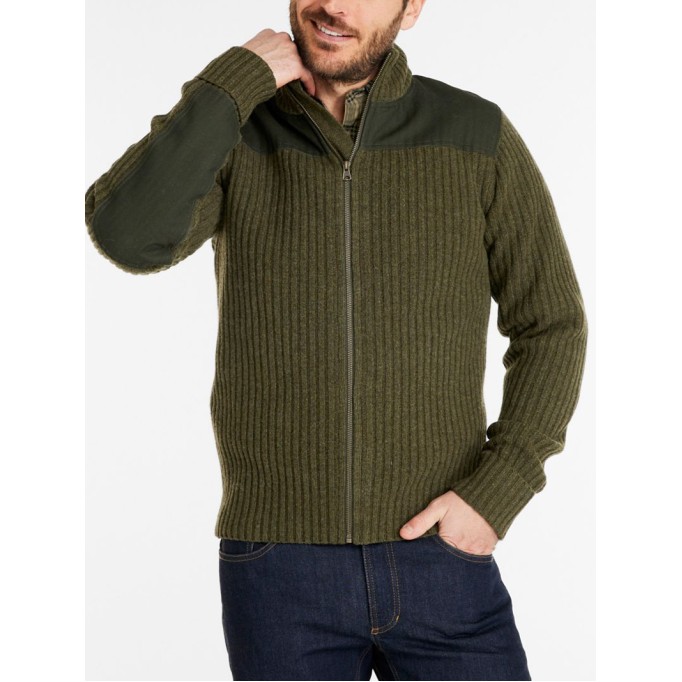 Men's full zip sweater