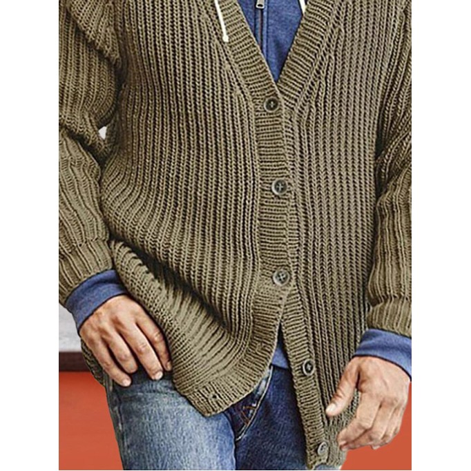 Soft Breathable Fabric Sweater Coat