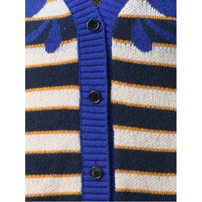 Soft Stripe Knit Cardigan
