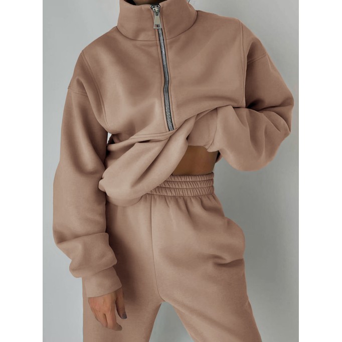 Women's Fashion Fleece Athletic Casual Suit